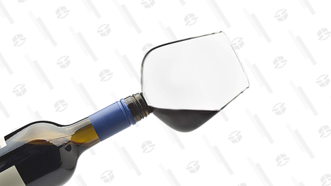 ChugMate Wine Glass Bottle Topper, The Goblet To Drink Straight From The Bottle | $12 | Amzon